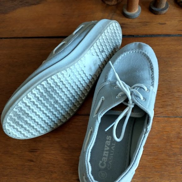 CASUAL DECK SHOES - light weight Canvas Casuals - Picture 4 of 4